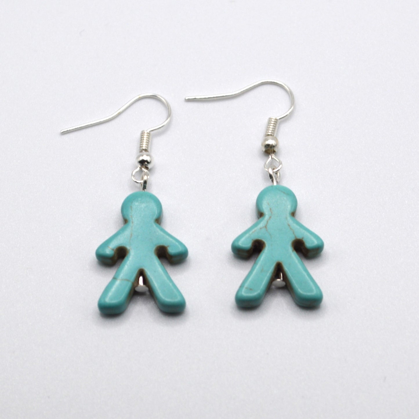 People Earrings (Turquoise)
