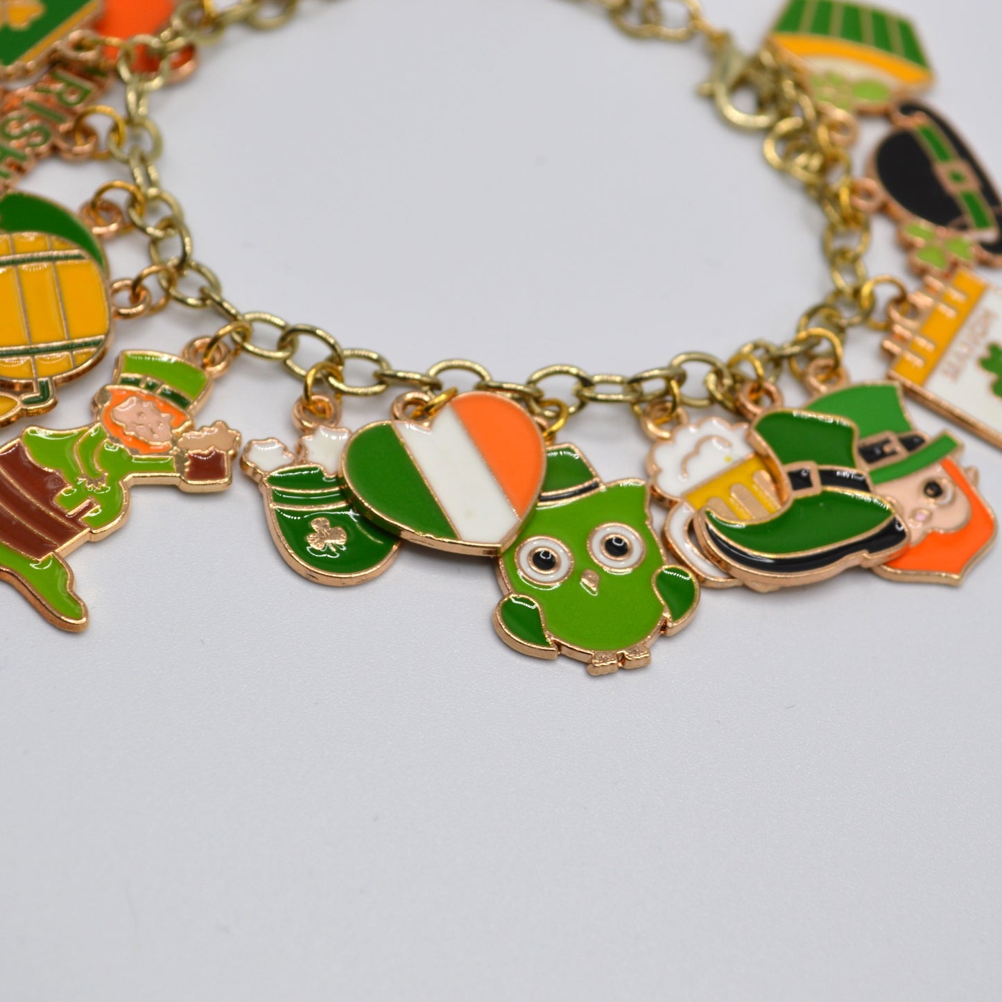St. Patrick's Day Charm Bracelet