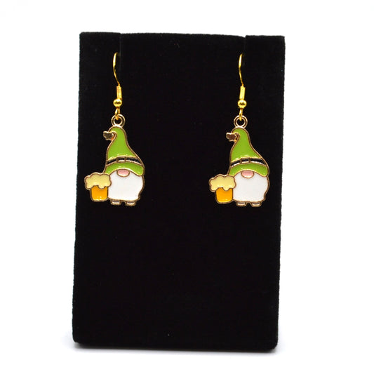St. Patrick's Day Gnome Earrings