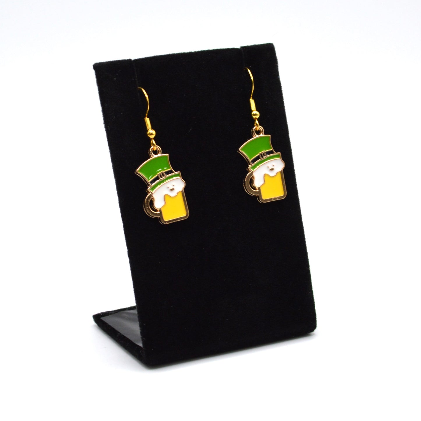 St. Patrick's Day Beer Mug Earrings