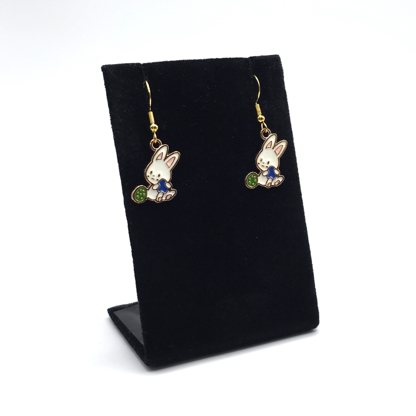 Bunny with Easter Eggs Earrings