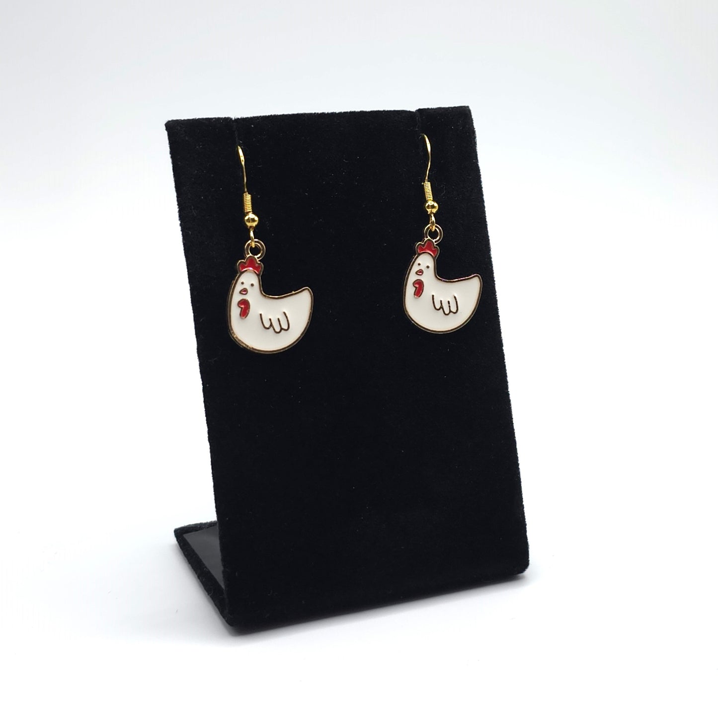 Chicken Earrings