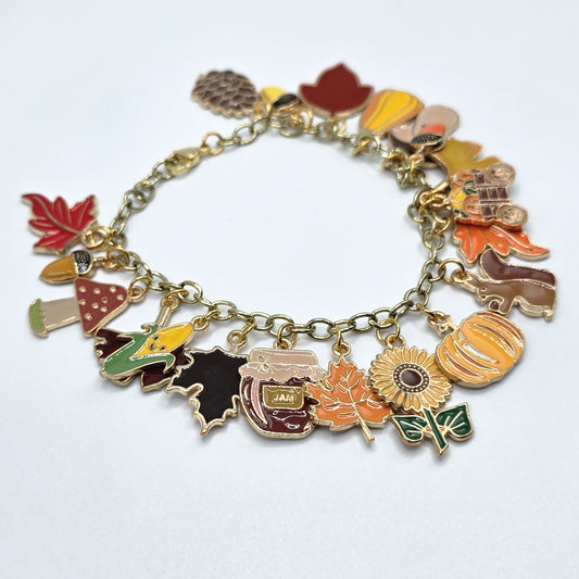 Fall Charm Bracelet