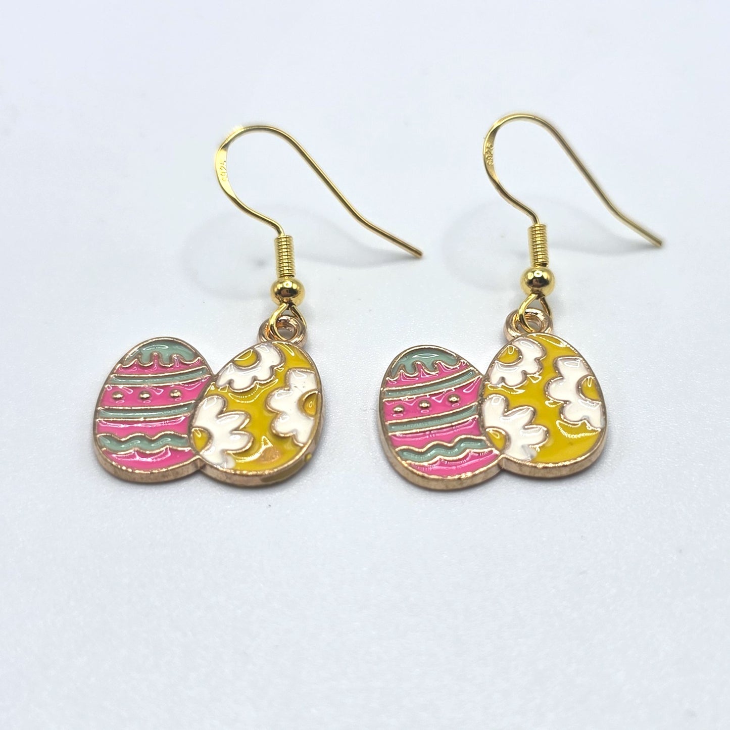 Hoppy Easter Spring Garden Egg Pair Earrings