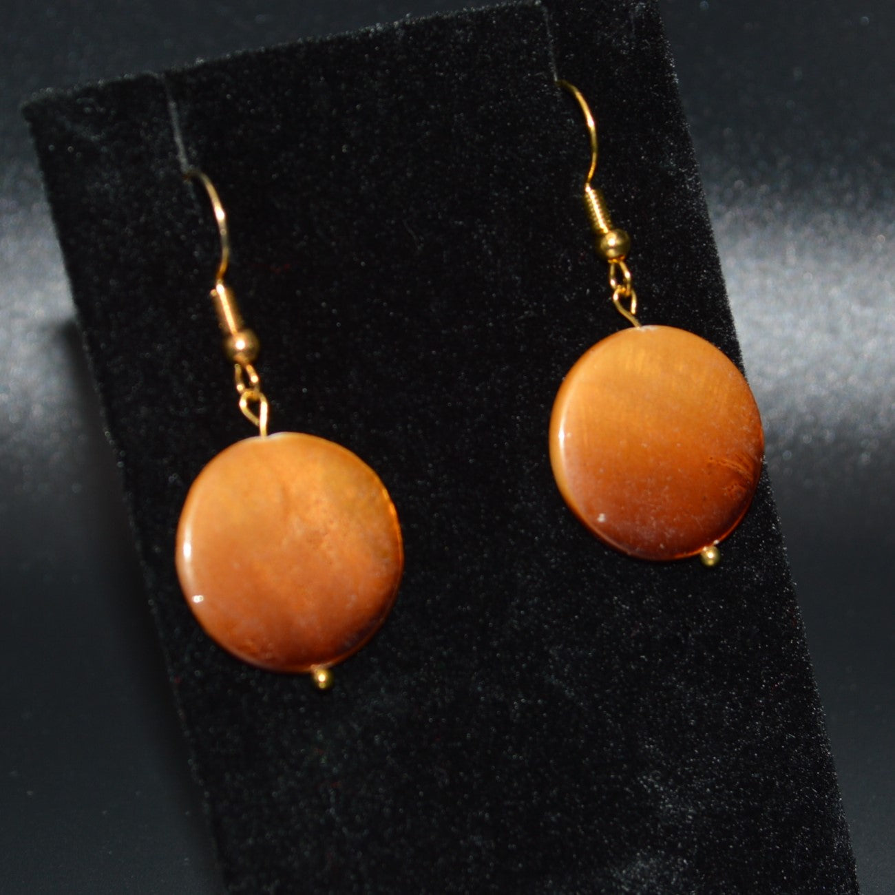 Mother of Pearl Copper Earrings