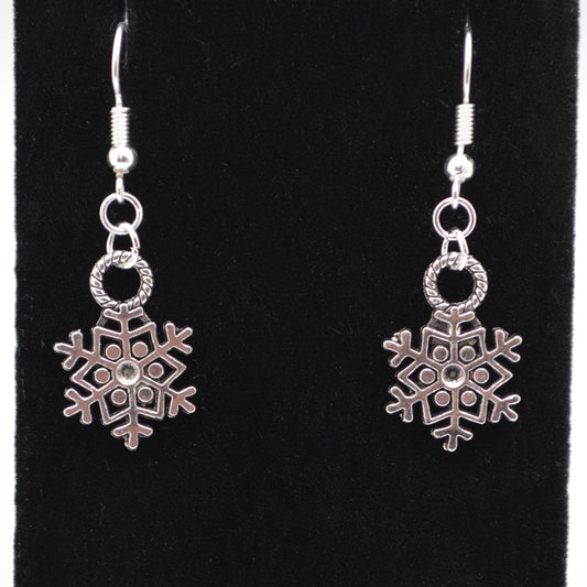 Snowflake Earrings Style 11 for Winter and Christmas