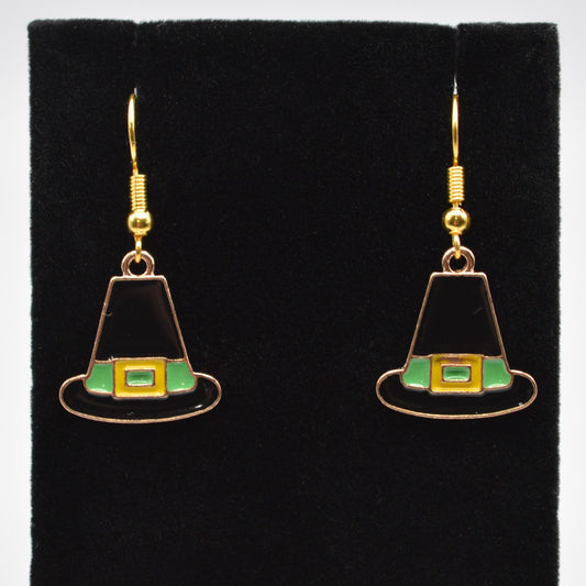 Pilgrim Hat Earrings