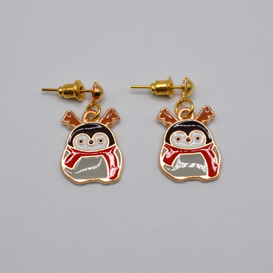 Reindeer Penguin Earrings