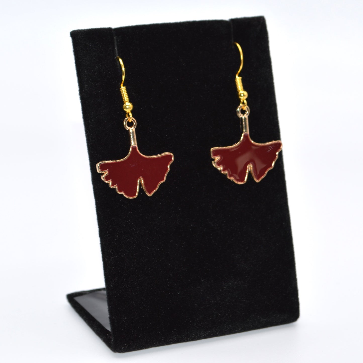 Brown Leaf A Earrings