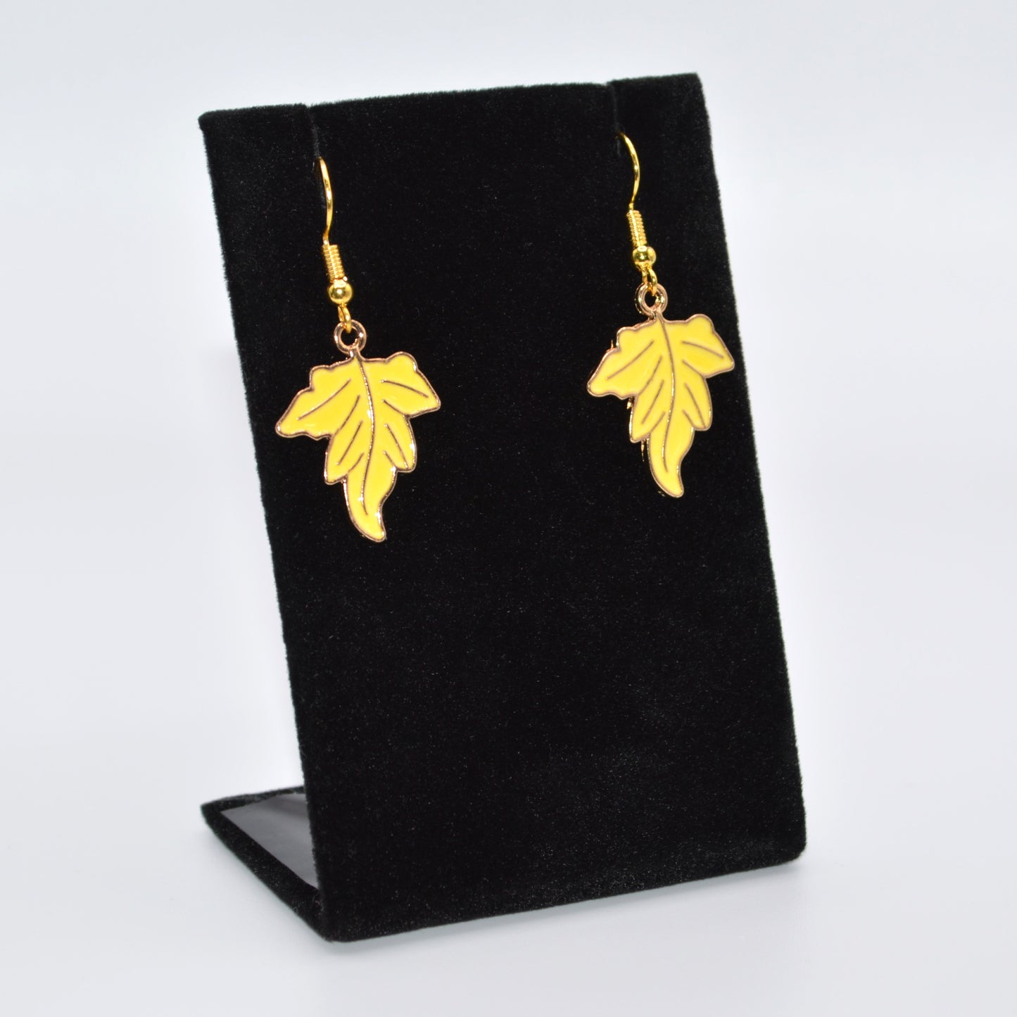 Yellow Leaf B Earrings