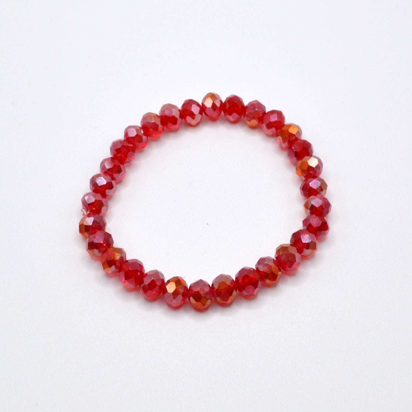 Red Crystal Stretch Bracelet