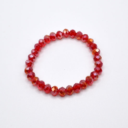 Red Crystal Stretch Bracelet
