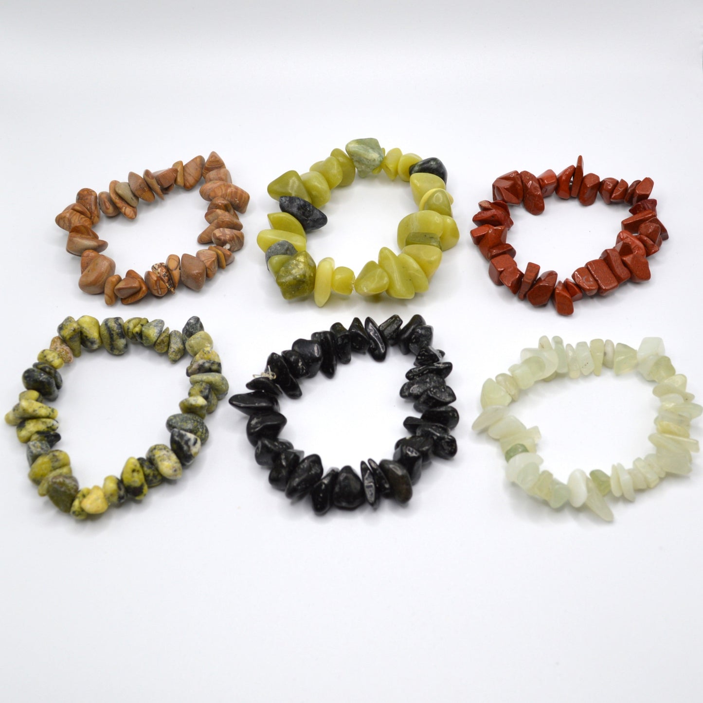 Red Jasper Chip Stretch Bracelet