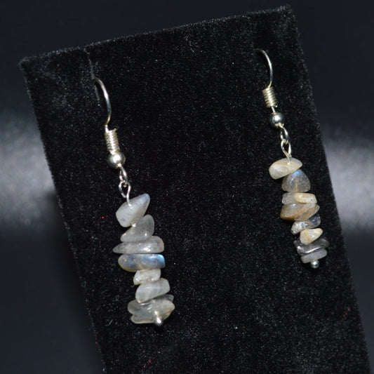 Labradorite Chip Earrings