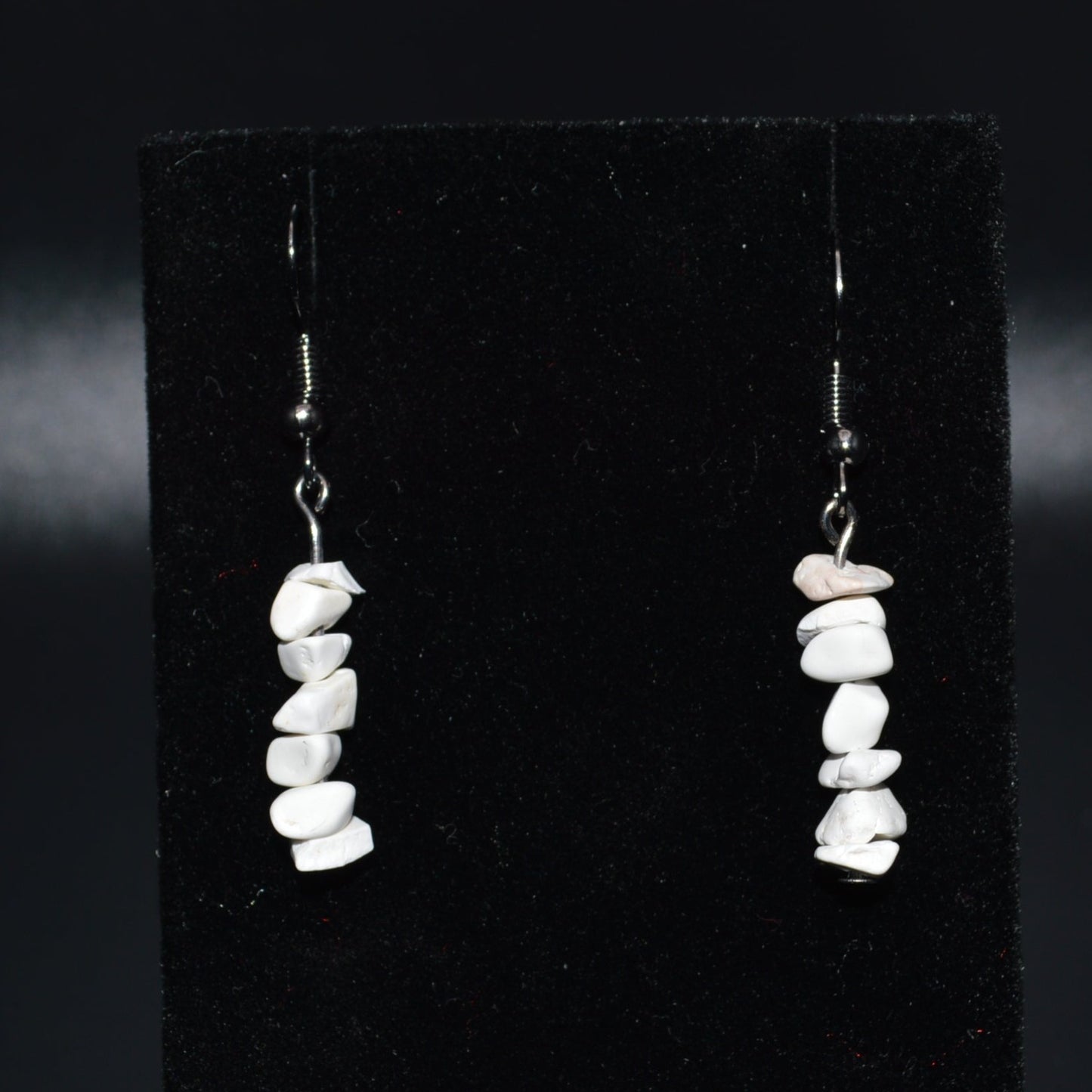 Magnesite Chip Earrings