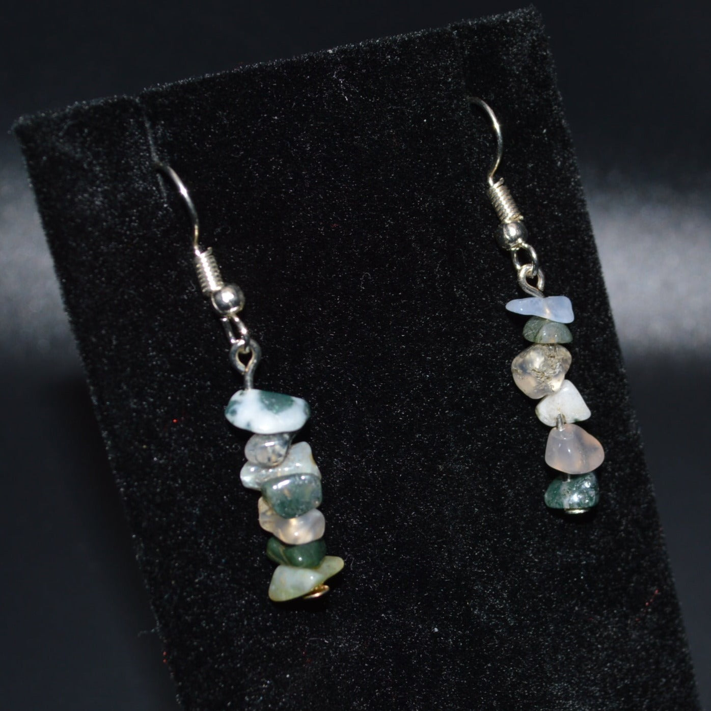 Fancy Jasper Chip Earrings