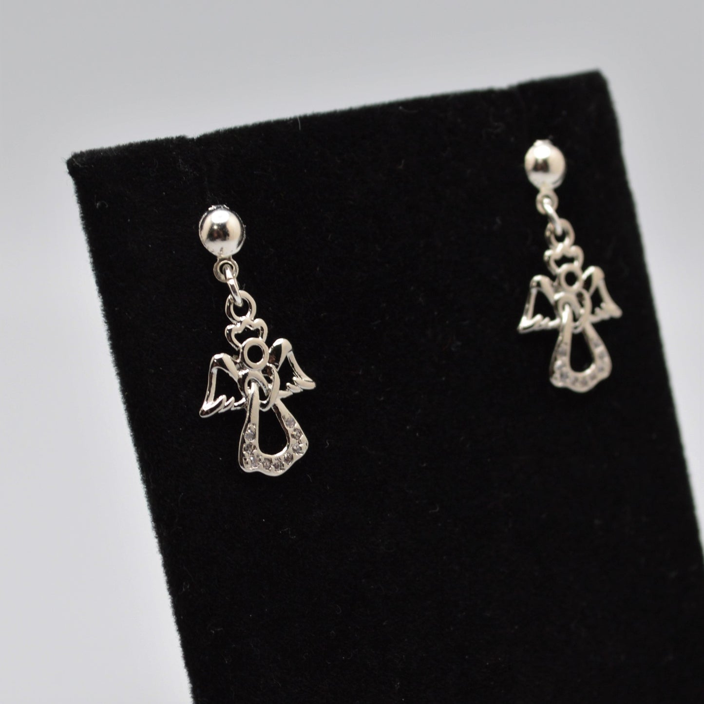 Silver Angel Earrings