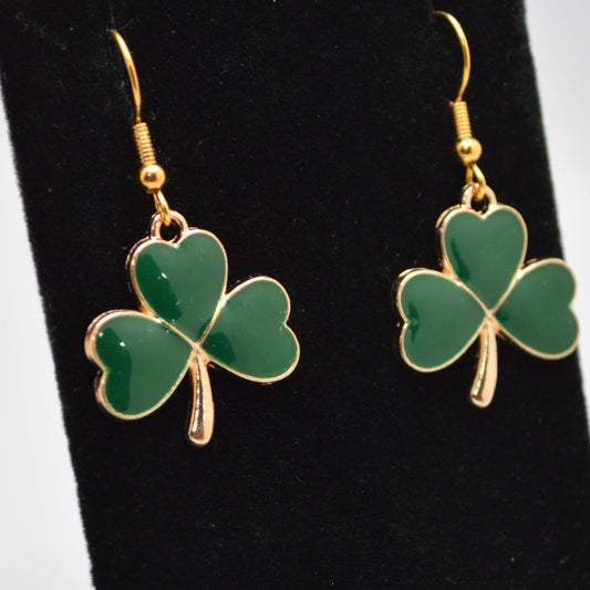 Evergreen Shamrock Earrings