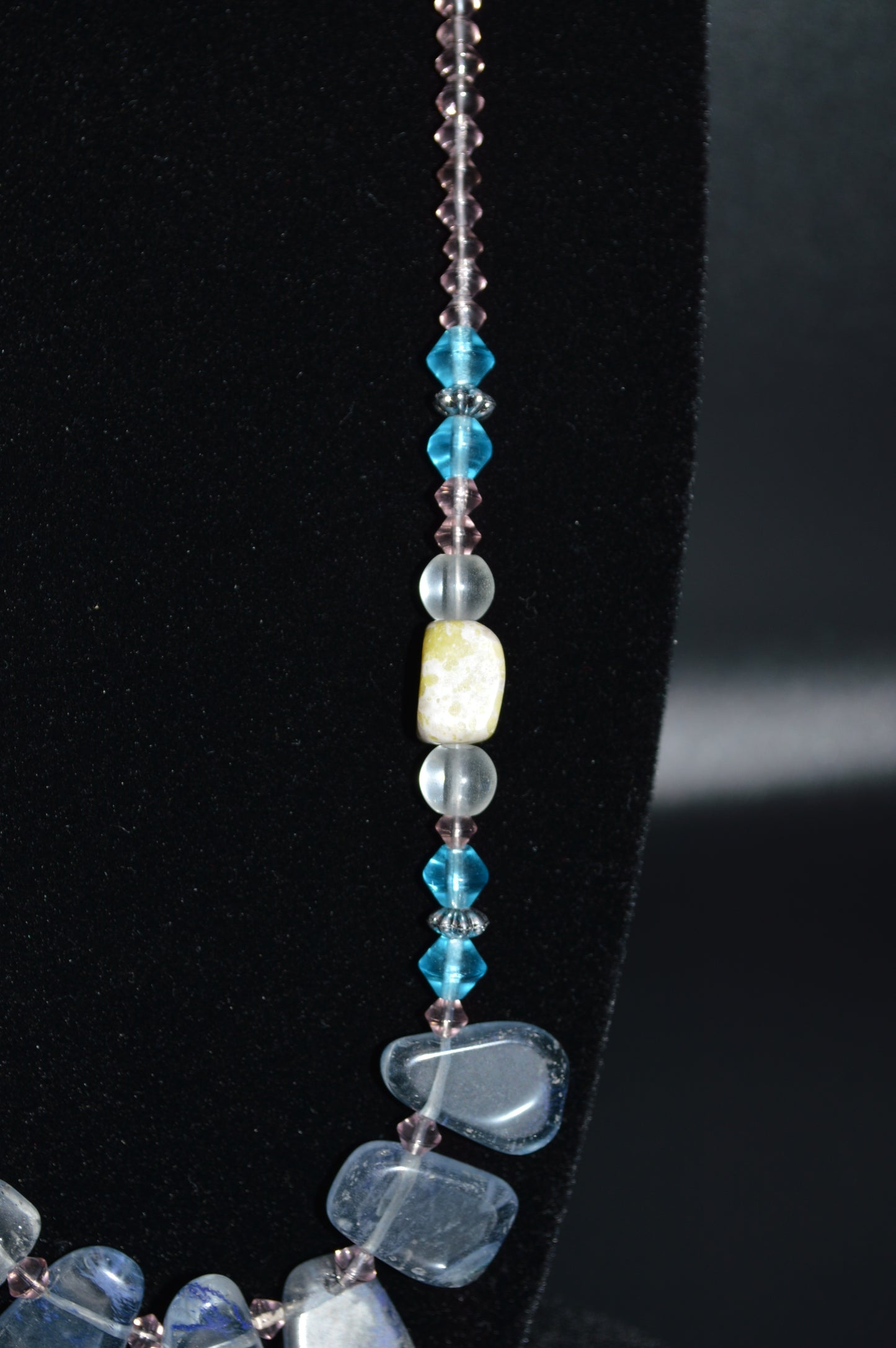 Large Blue Chip Necklace