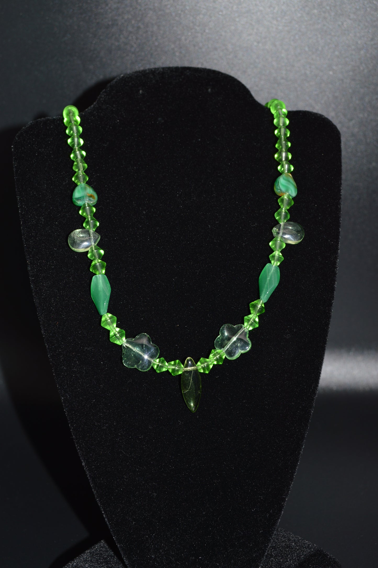 Green Glass Necklace