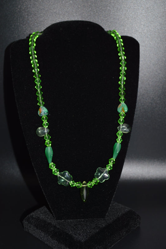Green Glass Necklace