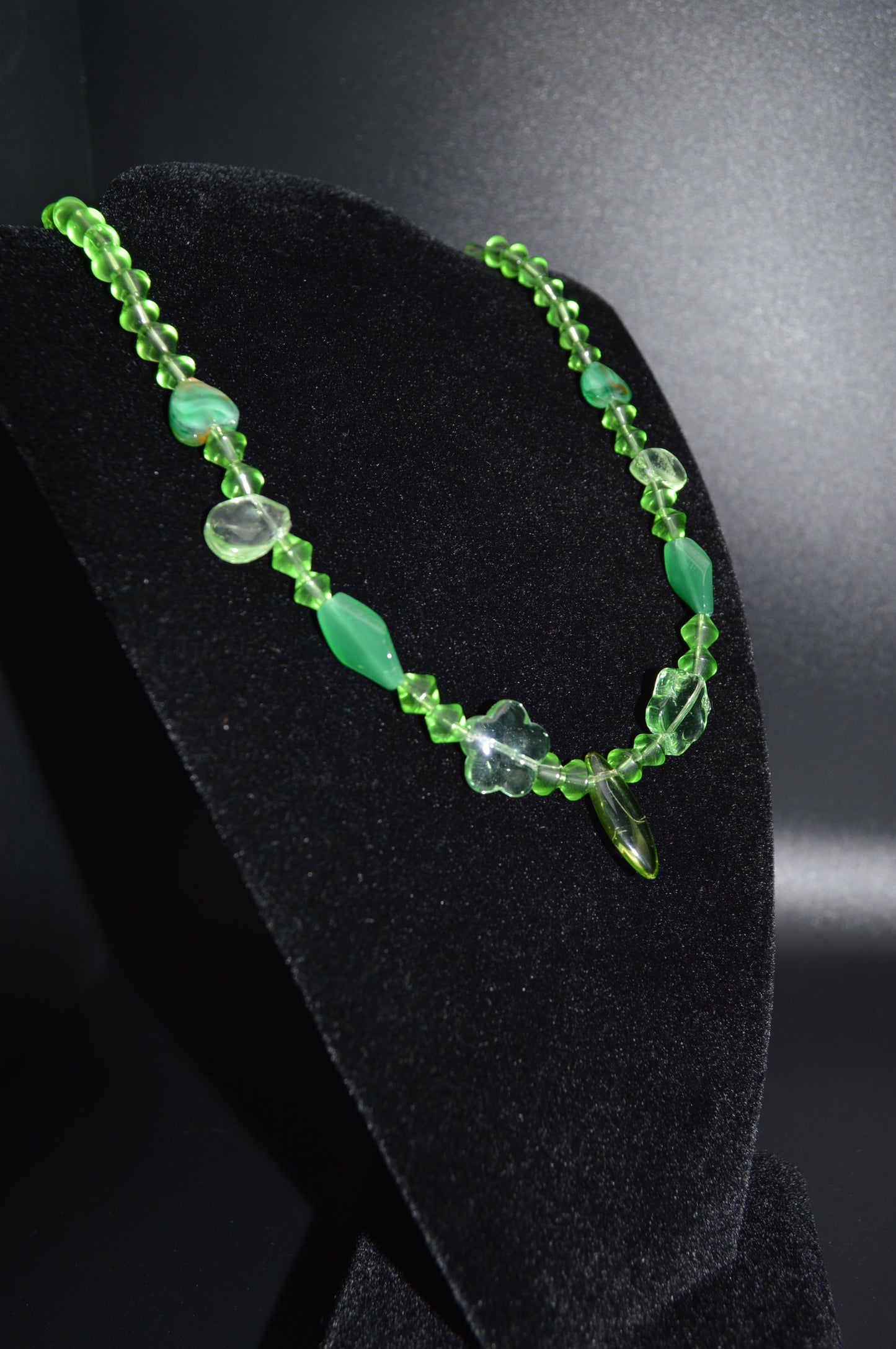 Green Glass Necklace