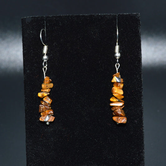 Tigereye Chip Earrings