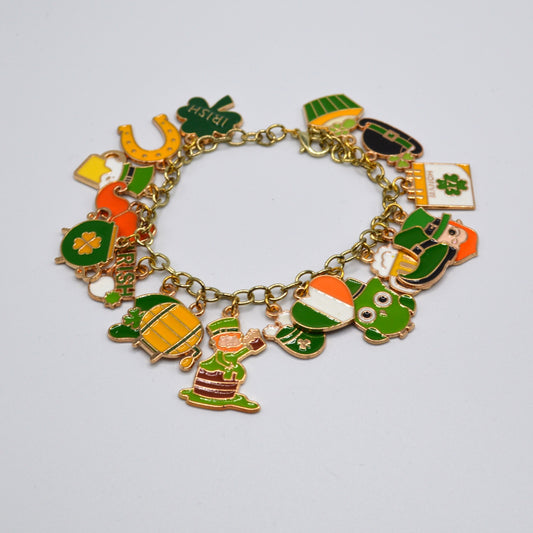 St. Patrick's Day Charm Bracelet