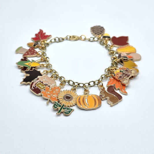Fall Charm Bracelet