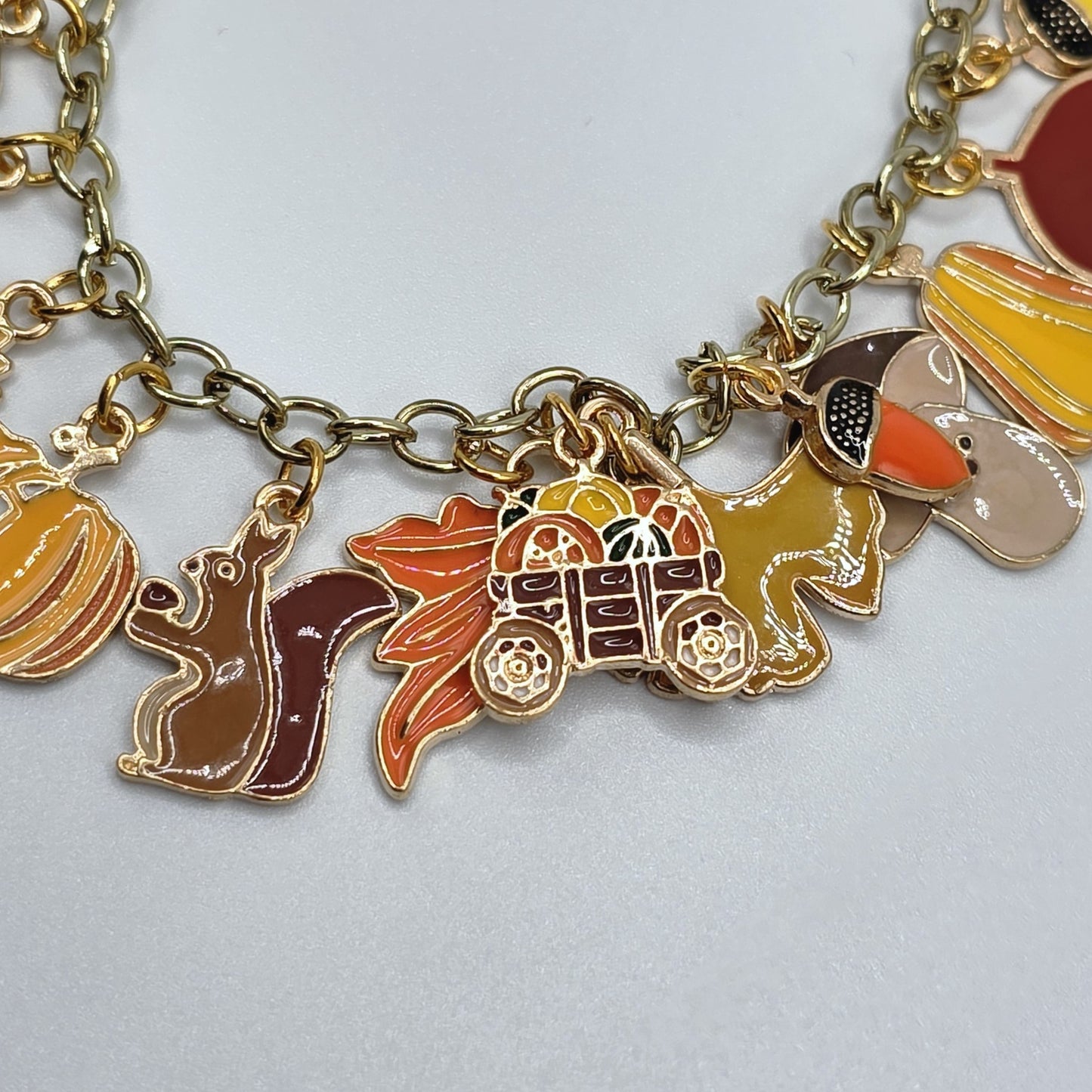Fall Charm Bracelet