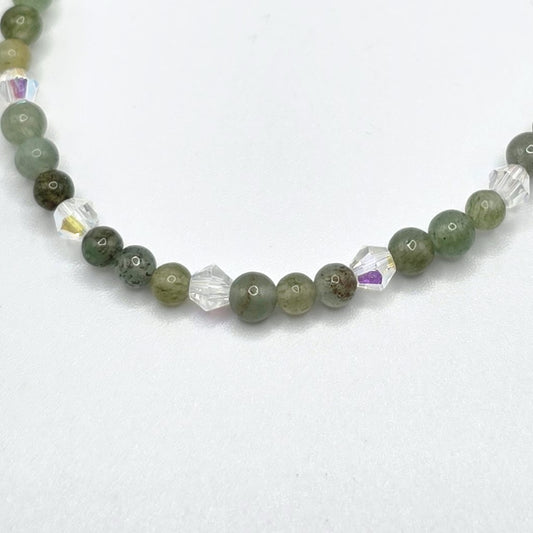 Moss & Morning Dew Stretch Bracelet