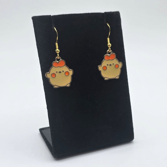 Hoppy Easter Baby Chick Earrings