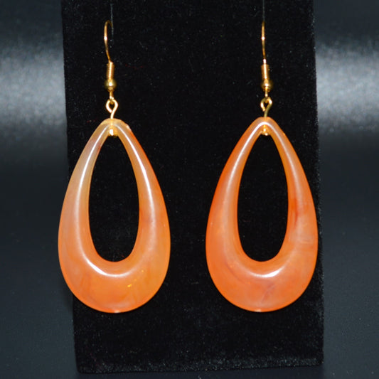 Orange GoGo Earrings