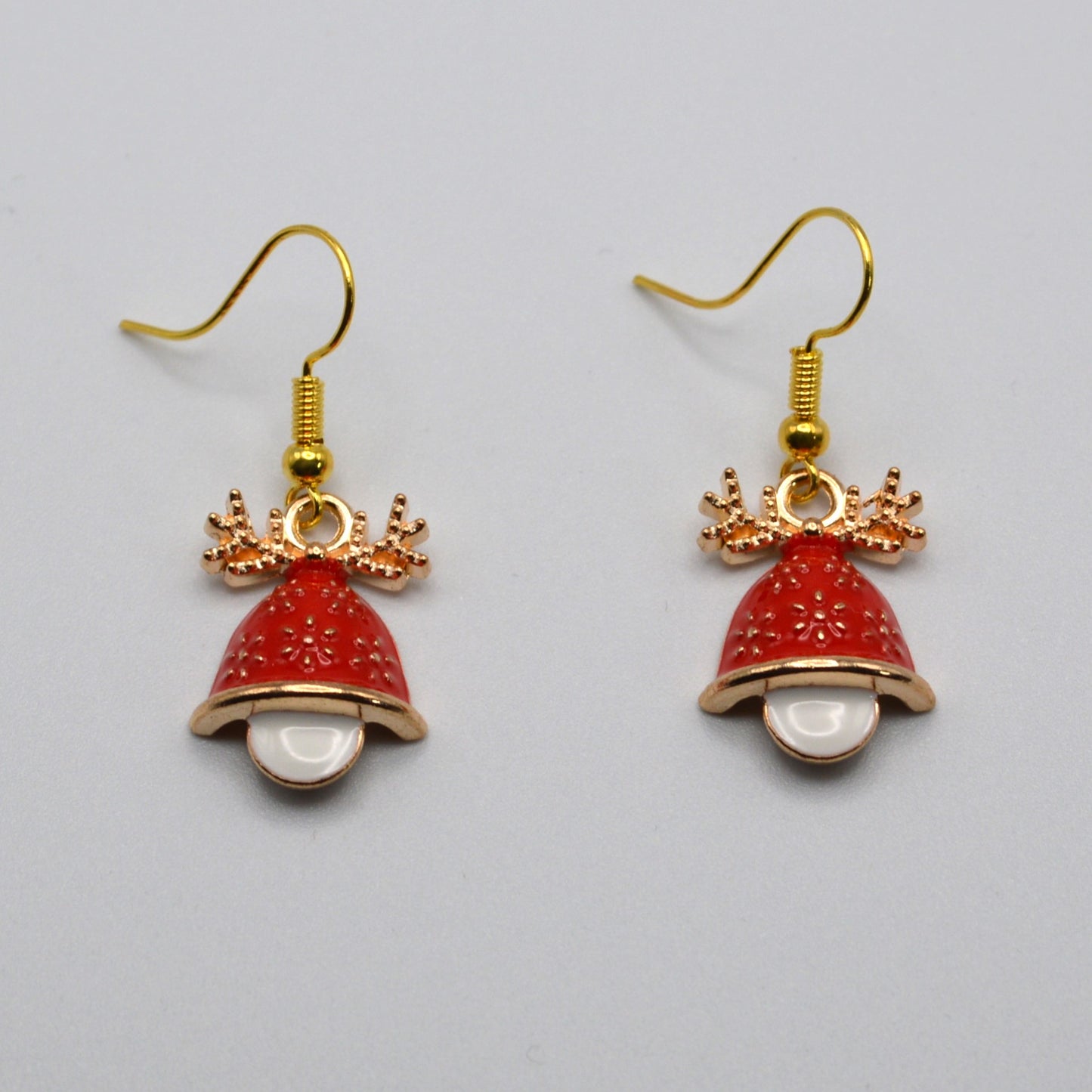 Red Bell Earrings