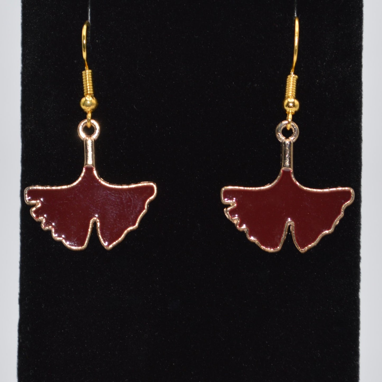 Brown Leaf A Earrings