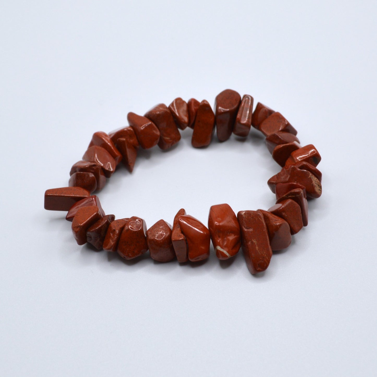 Red Jasper Chip Stretch Bracelet