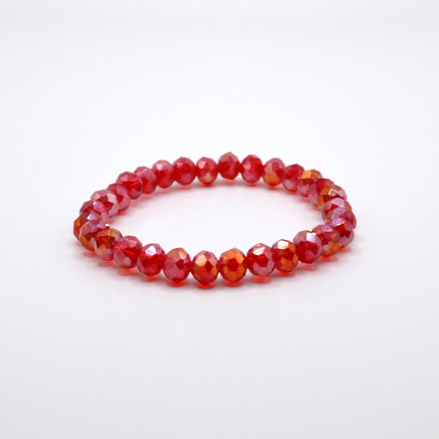 Red Crystal Stretch Bracelet