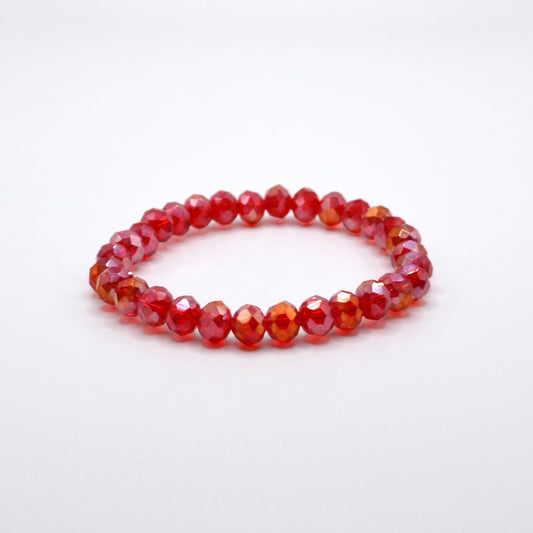 Red Crystal Stretch Bracelet