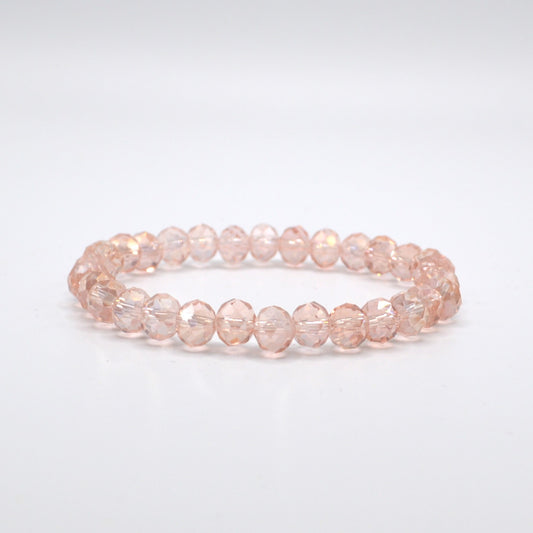 Pink Crystal Stretch Bracelet