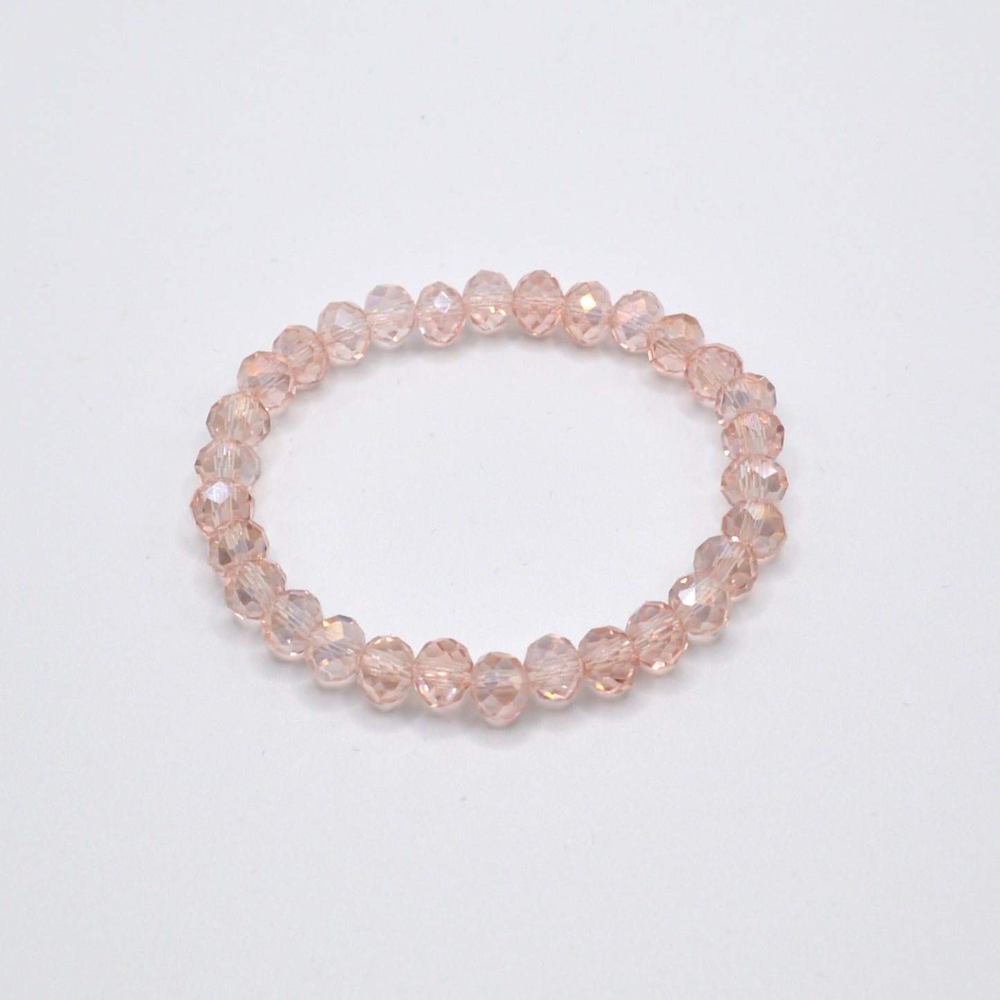 Pink Crystal Stretch Bracelet