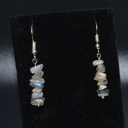 Labradorite Chip Earrings
