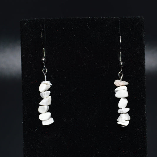 Magnesite Chip Earrings