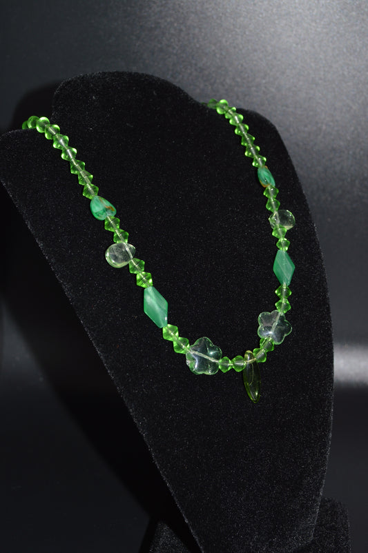 Green Glass Necklace